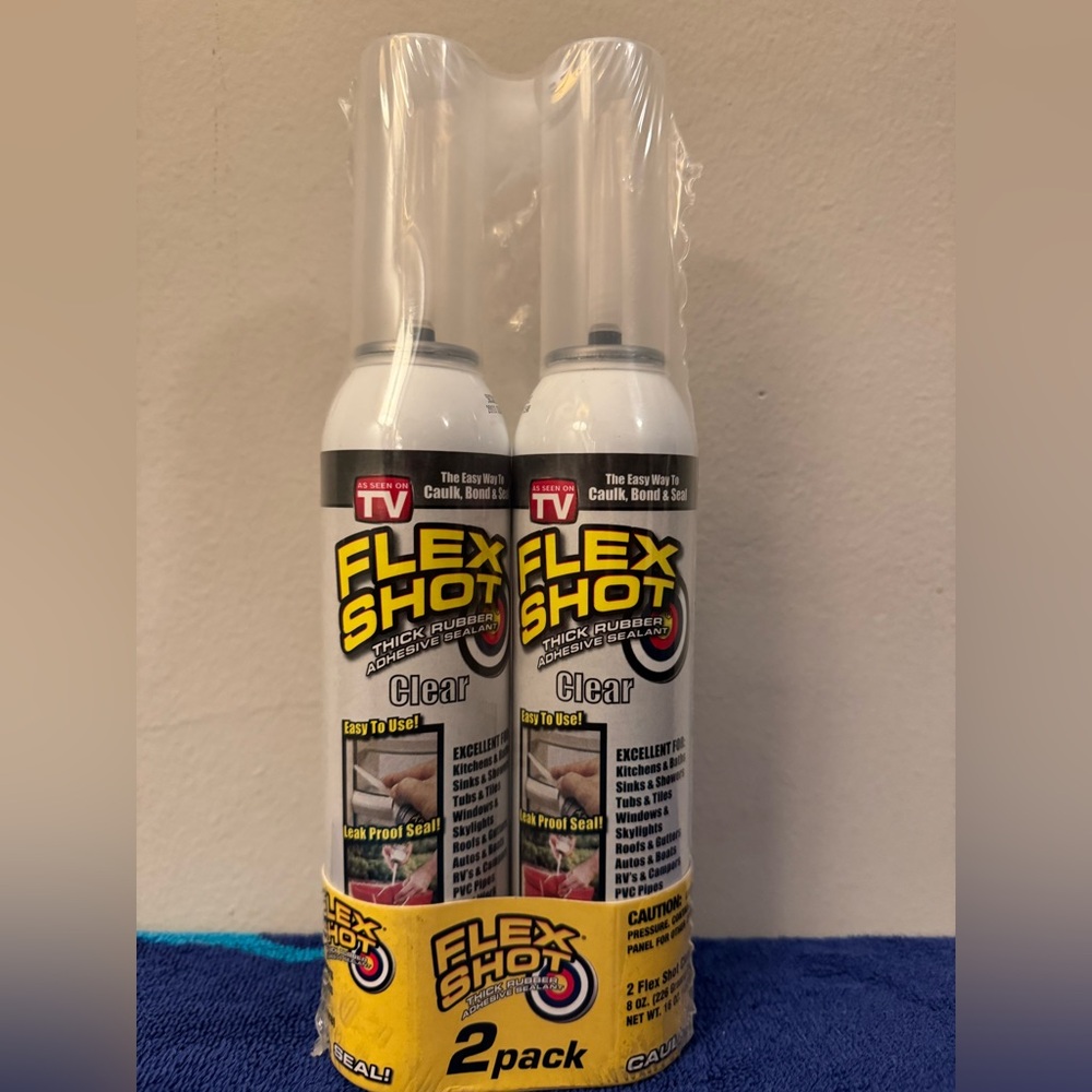 Clear Rubber Sealant 2-Pack